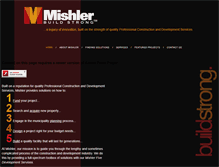 Tablet Screenshot of mishlerbuildstrong.com
